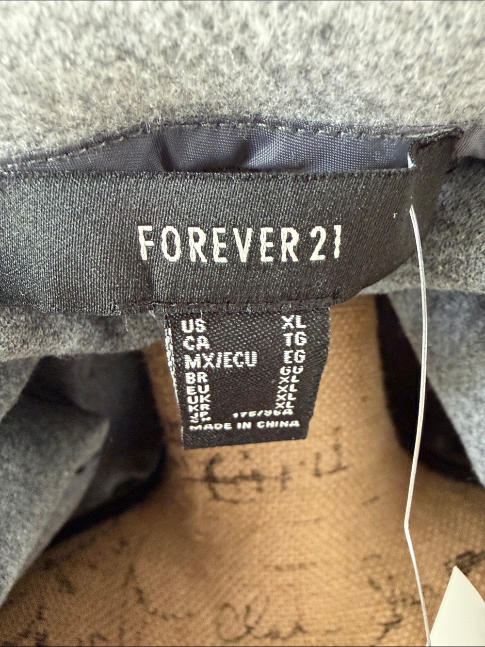 Forever 21 Gray Zip-Up Hooded Cropped Hoodie - Picture 5 of 5